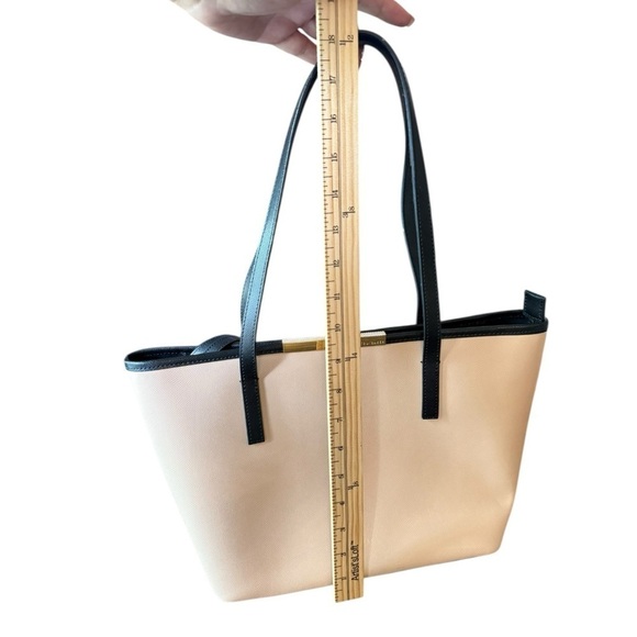 ▶️ Ted Baker ◀️ Two Tone Zippered Tote - Picture 10 of 14